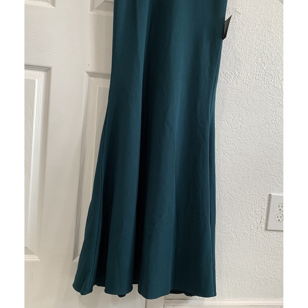 Lulus Moments‎ Of Bliss Forest Maxi Dress Womens Sz S Green Backless Mermaid NWT - Picture 3 of 12